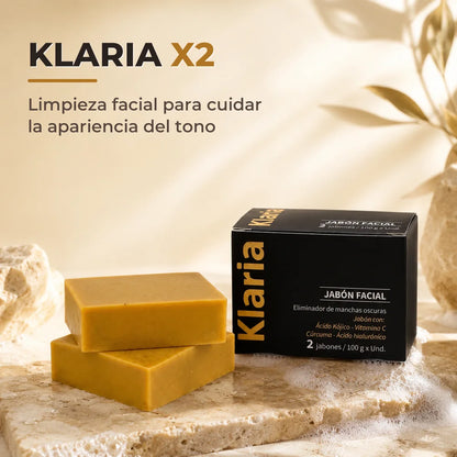 Hero Klaria x2 con una caja y dos jabones