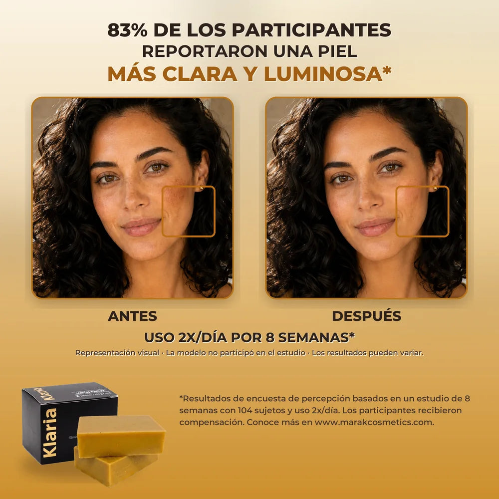 Comparación visual del estudio Klaria con disclosure