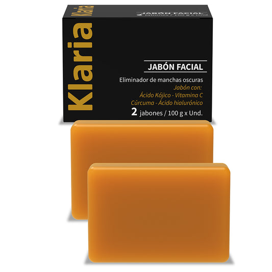 Klaria: x2 Jabon de Kojic Antimanchas Oscuras