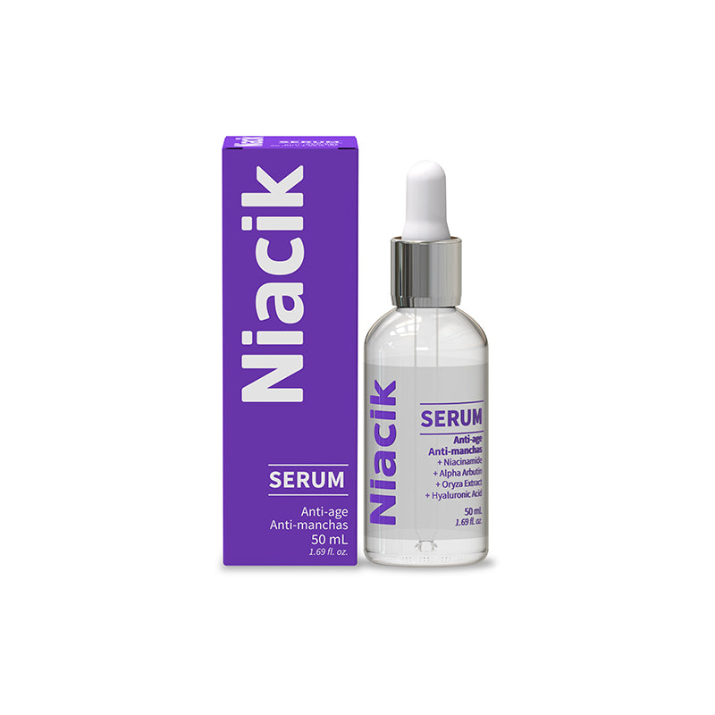 Niacik Serum Alpha Arbutin + Niacinamida Reduce Manchas, Elimina Puntos Negros y Control Grasa
