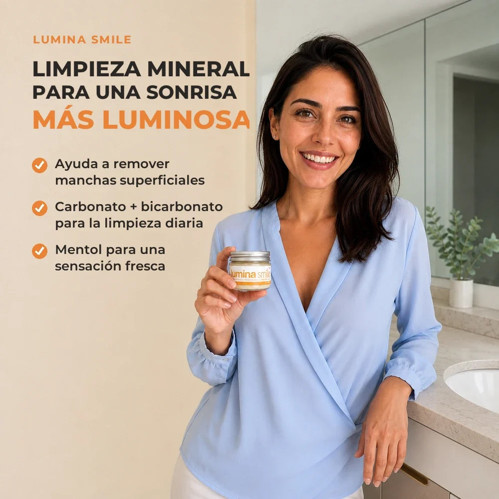 A2 Lumina Smile — limpieza mineral con Modelo Natural 19